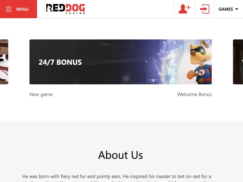 Регистрация на официальном сайте онлайн казино Red Dog