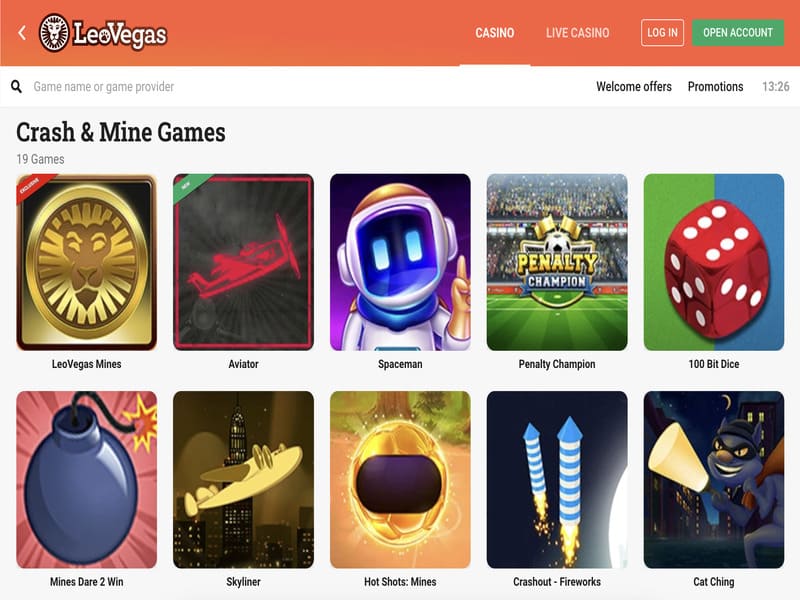 LeoVegas онлайн казиносындағы бонусы