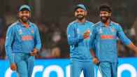 Rohit Sharma, Virat Kohli and Ravindra Jadeja
