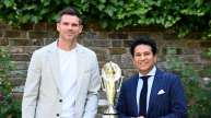 Image Credit: James Anderson and Sachin Tendulkar / X-Platform